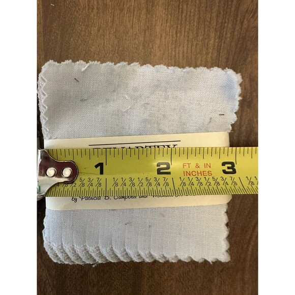 Benartex Fossil Fern Flannels Cotton Fabric 100 3x3 inch Charm Squares Pack - Picture 6 of 9